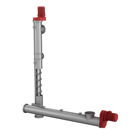 Вертикальный винтовой конвейер ВВК