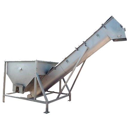 Транспортер шнековый с бункером