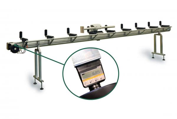 Измерительный принимающий рольганг